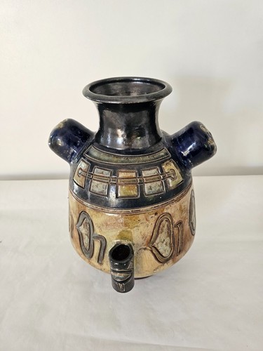Vase grès décor - vase, en
