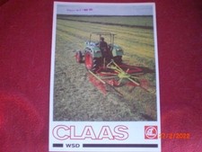 OLD ADVERTISING BROCHURE GIRO SWANDER CLAAS WSD
