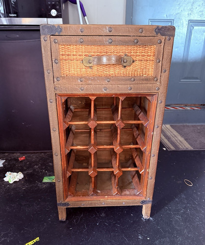 Freestanding wood wine rack - freestanding,