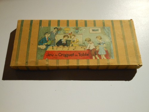 Jeu ancien croquet table - ancien,