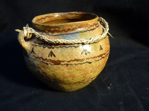 Petit pot berbère terre - petit,