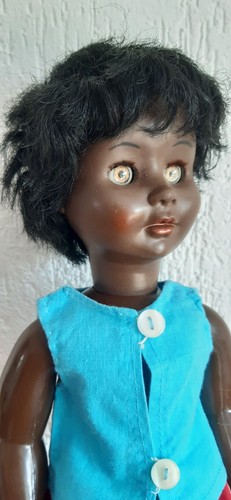 Poupée petitcollin noire - poupée, 38