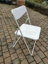 Chaise blanche pliable