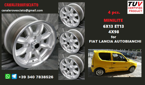 Jantes alu minilite 4x98 - alu,