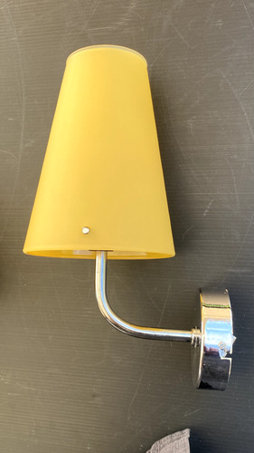 Applique tulipe jaune - en, verre