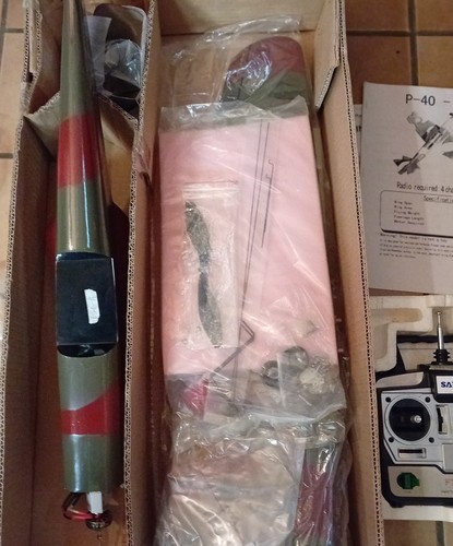 Curtiss p40 balsa artf - curtiss, complet
