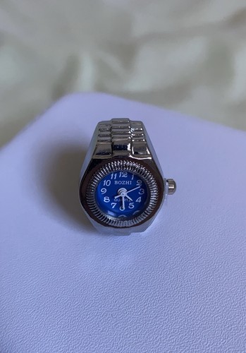 Montre bague argentée bozhi - montre,
