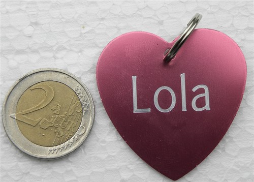 Medaille gravée coeur - gravÉe,