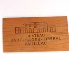 PLAQUE EN BOIS DE CAISSE A VIN
