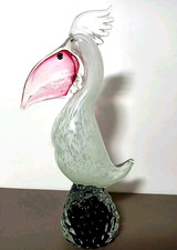 Antique Large Pelican Press Blown Glass Papers.