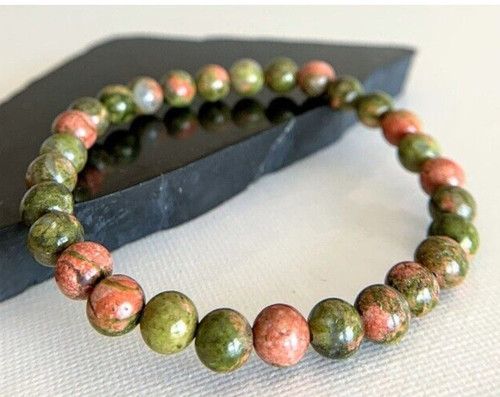 Bracelet perles jaspe - bracelet, de