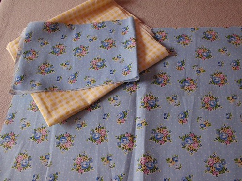 Coupons tissu ancien - ancien, "