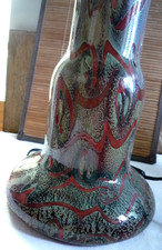 PIED DE LAMPE VINTAGE VERRE