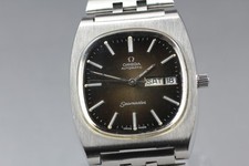 [Exc+5] Vintage OMEGA Seamaster Cal.1022 Automatic Blown TV Dial Day/Date Men's