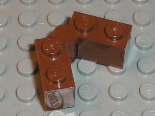 Lego redbrown hinge - lego,