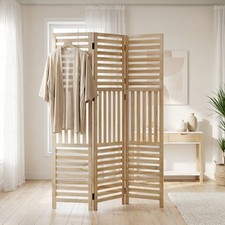 Paravent 3 panneaux bois