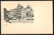 Old postcard Antwerp, Maison Charles-Quint 