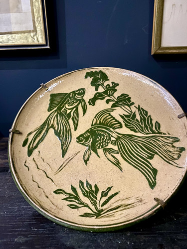 Céramique assiette murale