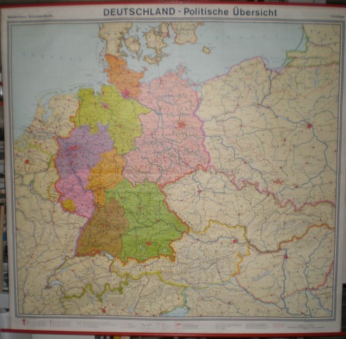 Carte murale scolaire - carte,