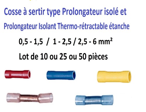 Cosse électrique sertir - cosse, à