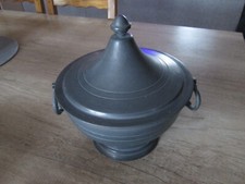 soupière en étain, vintage