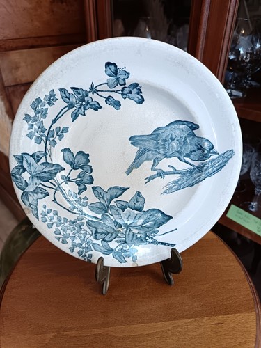 Assiette terre fer - assiette, longwy