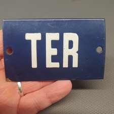 ancienne plaque émaillée de