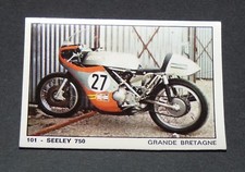 #101 SEELEY 750 GB MOTO 2000 PANINI EDITIONS DE LA TOUR 1973