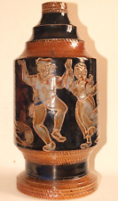 Important vase de  Roger Guérin , grès de Bouffioulx à motif de danseurs . 33 cm
