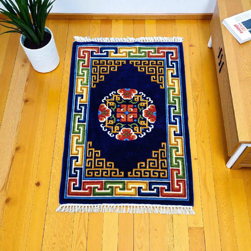 Tapis laine tibétaine - en,