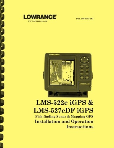Lowrance lms 522c - lms-522c, lms-527cdf