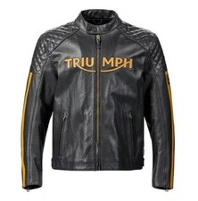 Veste En Cuir De Moto Triumph