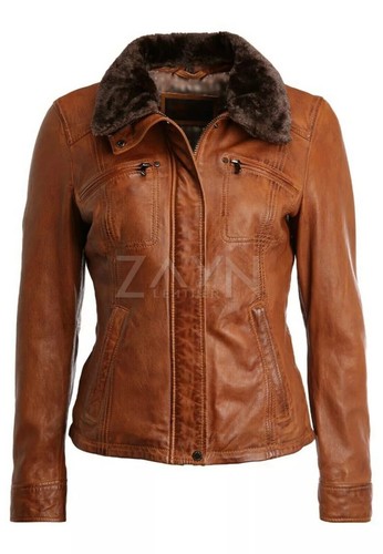 Veste col fourrure - veste, à