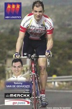 CYCLING cycling card TOMMY VAN DE GEHUCHTE team GO PASS ABX LOGISTICS