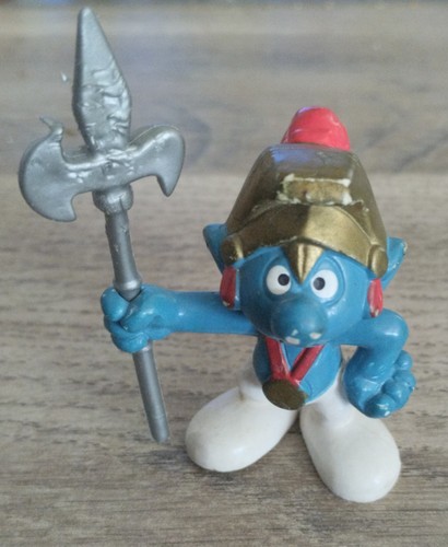Figurine schtroumpf chevalier - figurine,