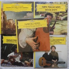 Lot x5 Albums Disques vinyles 33 Tours Deutsche Grammophon GUITARE et SITAR