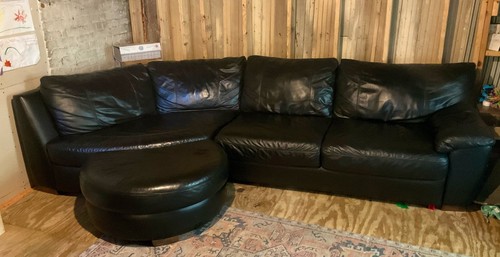 Rare kramfors black leather - rare,