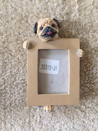 Pug picture frame 31 - pug, ~