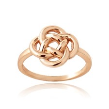 Or Rose Sur 925 Argent Love