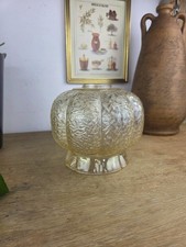 Abat-jour globe verre irisé