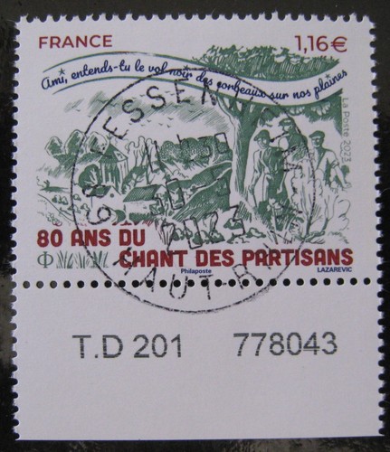 Timbre france 2023 - timbre, de