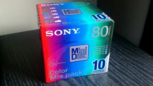 Minidisc sony color - minidisc,