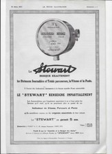 1913 Old Advertisement Stewart Pub 19.5 x 29.5 Car Jaeger 