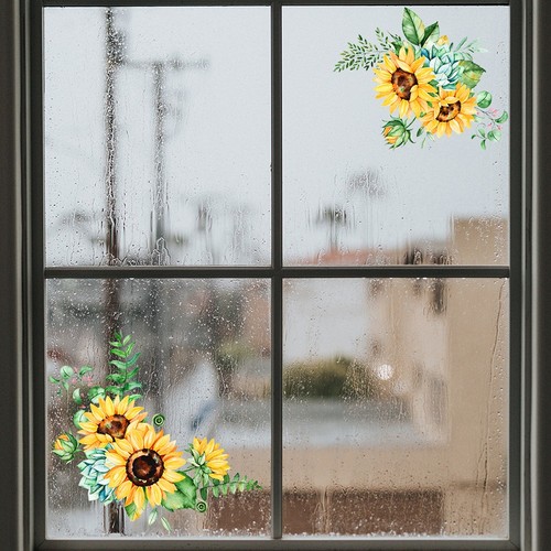 Stickers muraux tournesol - muraux,