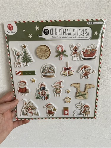 Stickers christmas - stickers, 3d