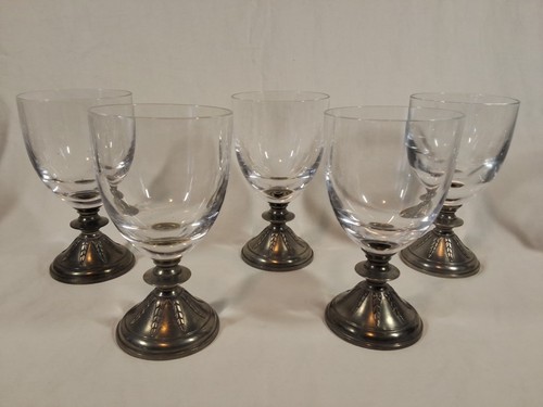 Verres vin étain - à,