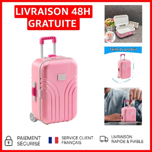 Mini tirelire trolley rose - tirelire,