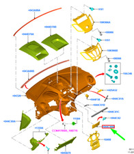 FORD FIESTA MK6 Panneau de