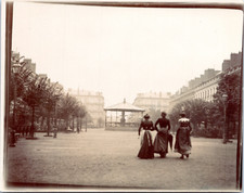 France, Nantes, Vintage Print Kiosk. Citrate Print 10X12 Circa 1900