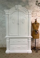 French Armoire Painted Cottage